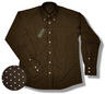 View Item New Mod Retro 60's Pin Dot Print L/S Shirt Brown 